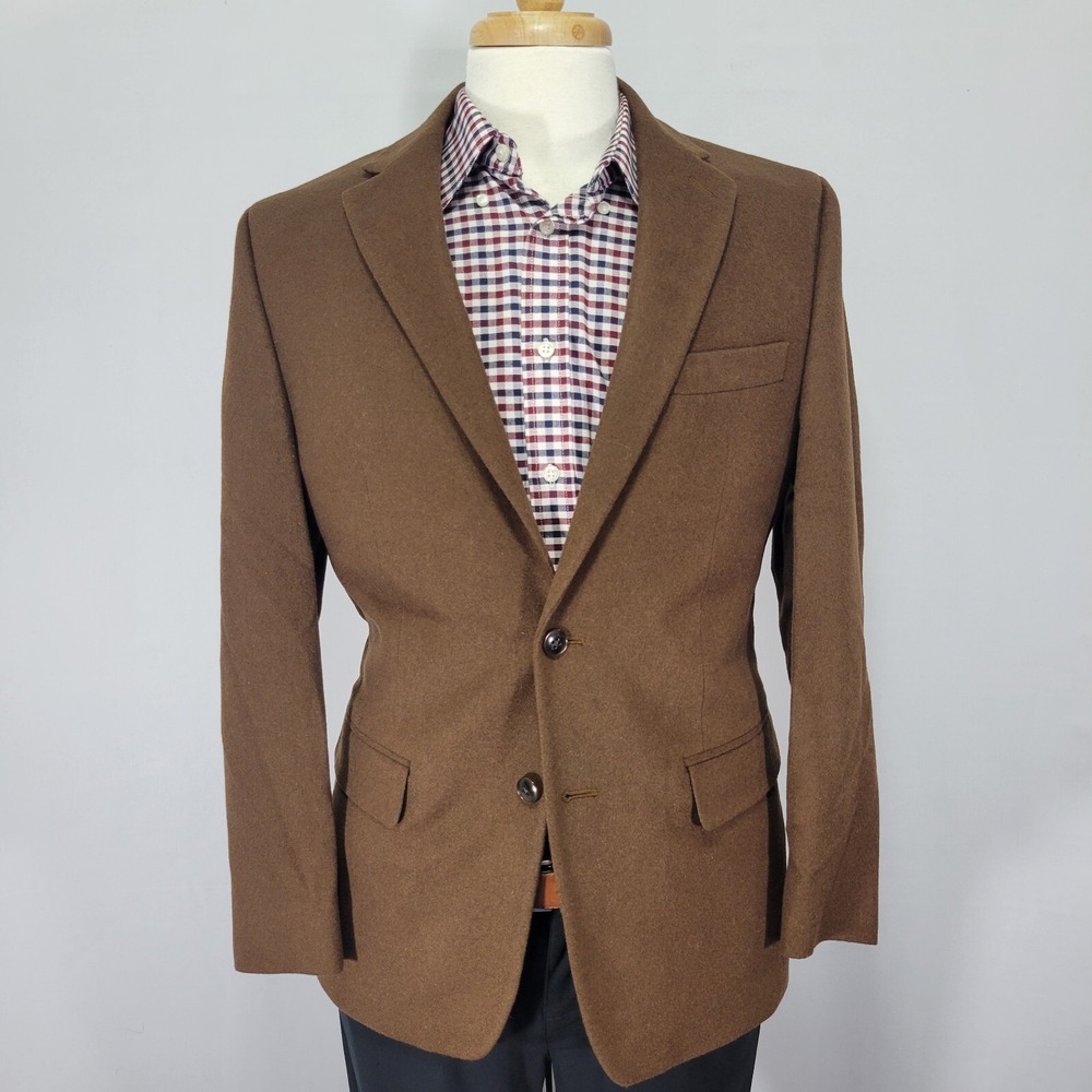 Michael Kors Men's Flannel Sport Coat Blazer KIP Two Button Vicuna 38R NEW